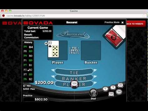 bovada casino baccarat|Online Baccarat on Bovada : r/baccarat .